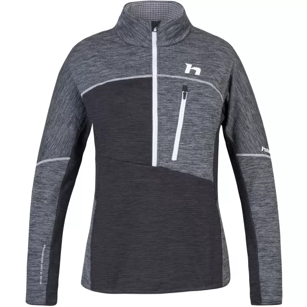  Dámska mikina HANNAH MEDA HZ LIGHT GRAY MEL (WHITE) 