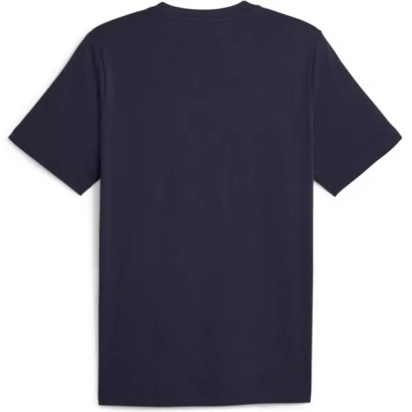  Pánske Tričko PUMA ESS+ LOGO LAB TEE 675916-06 BLUE 