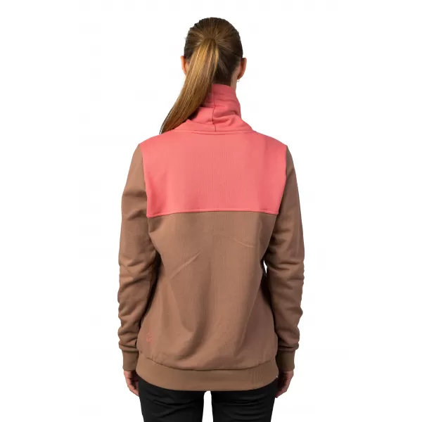  Dámska mikina HANNAH SIBELE COCA MOCHA/FADED ROSE 