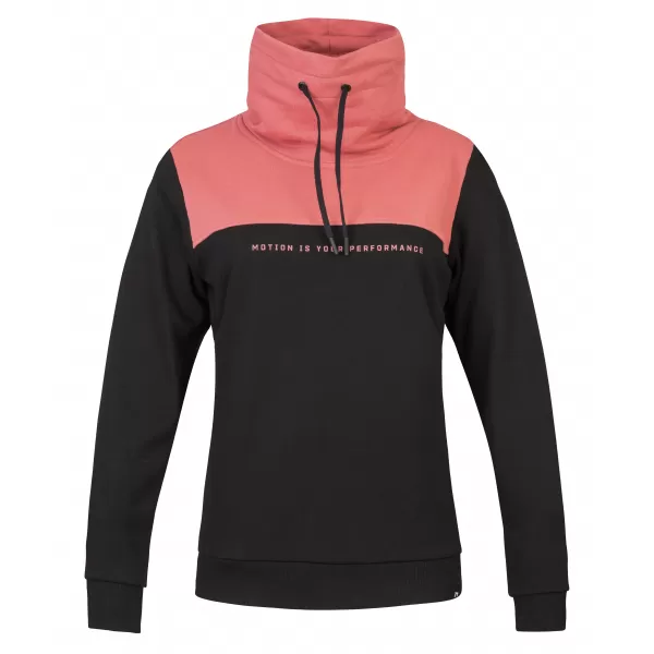  Dámska mikina HANNAH SIBELE ANTHRACITE/FADED ROSE 