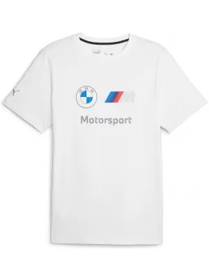 Pánske tričko PUMA BMW MMS ESS LOGO TEE 621314-02 WHITE