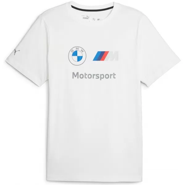  Pánske tričko PUMA BMW MMS ESS LOGO TEE 621314-02 WHITE 