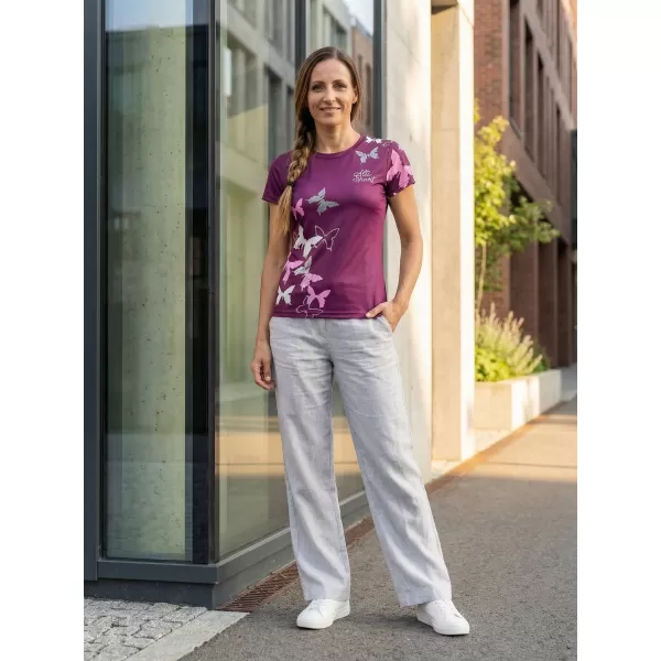  Dámske prémiové funkčné tričko ALTISPORT VOJ/ALW002TR01 FUCHSIOVÁ 