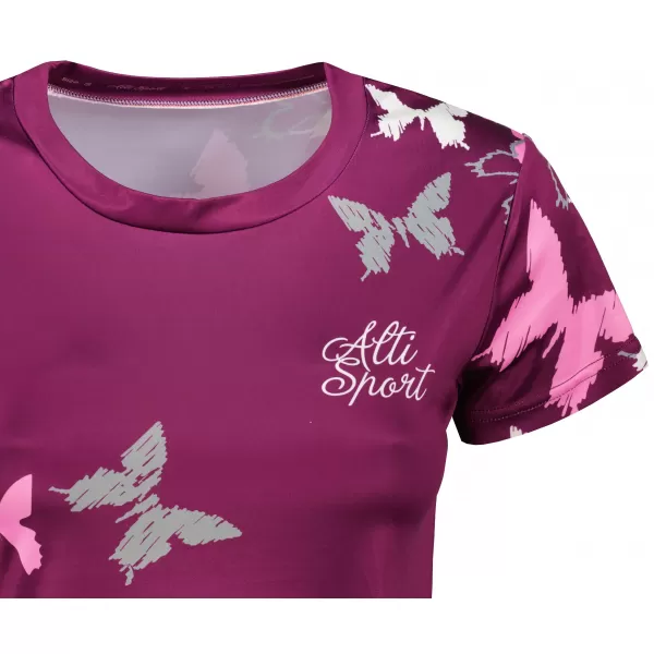 Dámske prémiové funkčné tričko ALTISPORT VOJ/ALW002TR01 FUCHSIOVÁ 