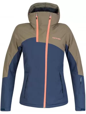 Dámska bunda HANNAH MAKY COL BURNT OLIVE/MOOD INDIGO