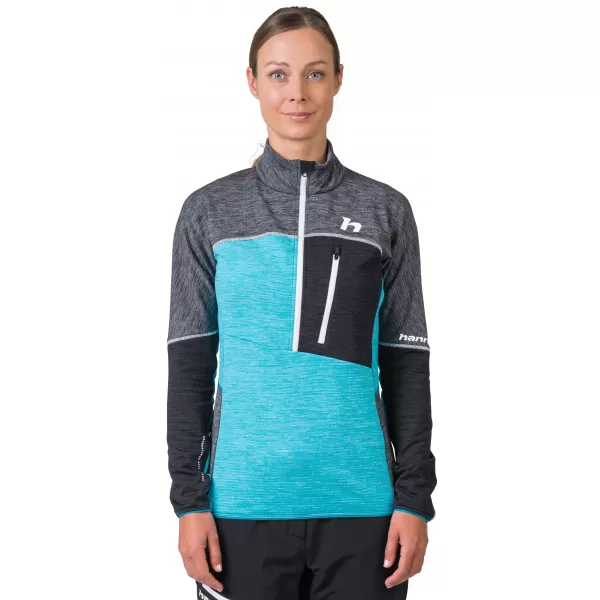  Dámska mikina HANNAH MEDA HZ LIGHT GRAY/ANTHRACITE MEL 
