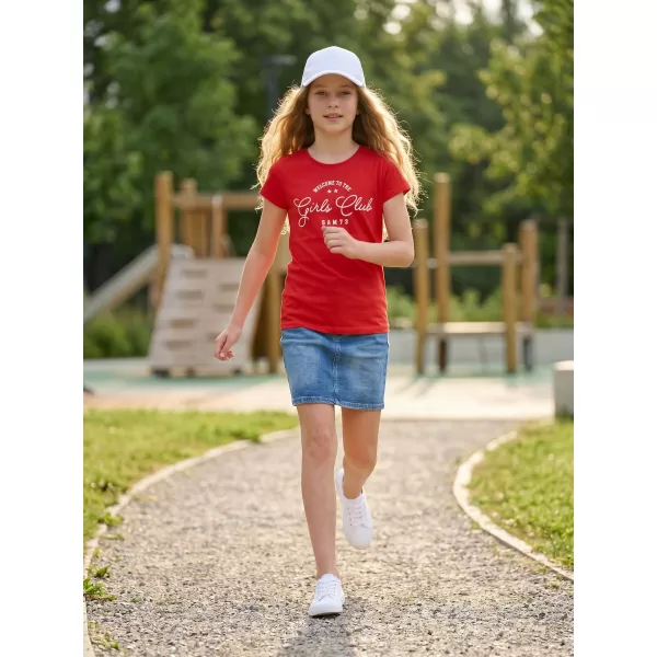  Dievčenské tričko SAM 73 JANLI KT 507 červená 