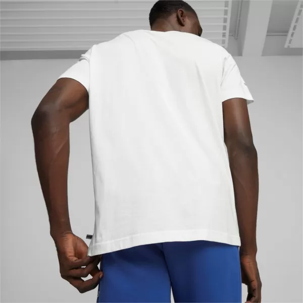  Pánske tričko PUMA BMW MMS ESS LOGO TEE 621314-02 WHITE 