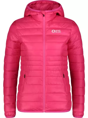 Dámska prešívaná bunda NORDBLANC SPARKLE NBWJL7947 RUŽOVÁ ŽIARE