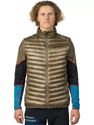 Pánska vesta HANNAH ADARE KHAKI STRIPE