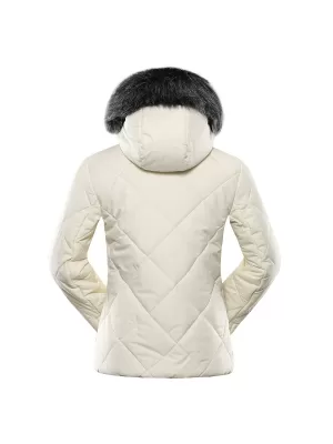 Dámska bunda ALPINE PRO LODERA LJCB593 BIELA