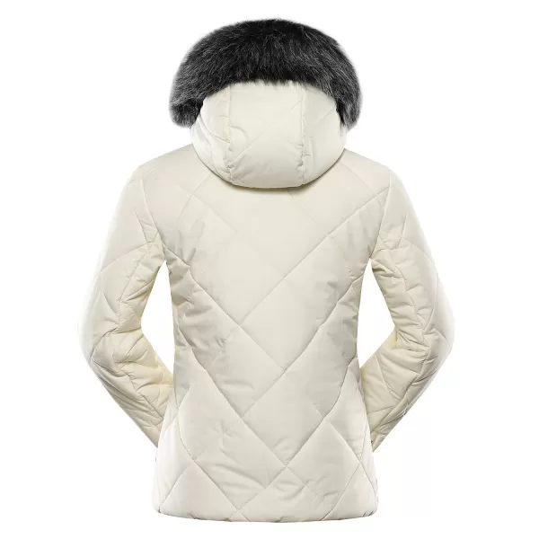 Dámska bunda ALPINE PRO LODERA LJCB593 BIELA 