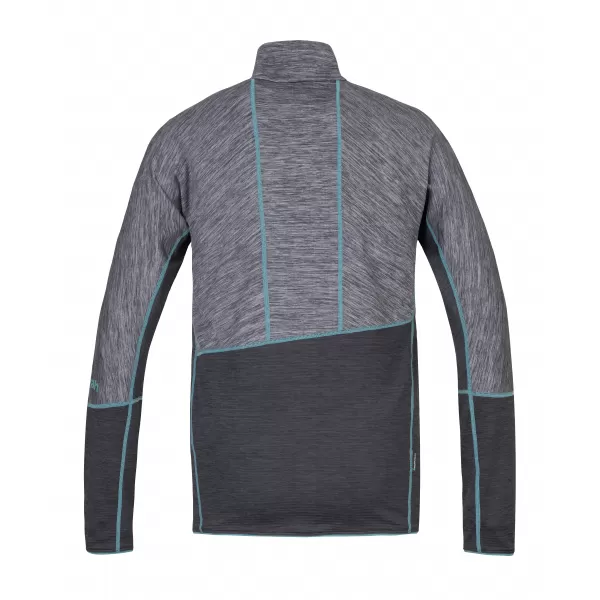  Pánska mikina HANNAH NIRO LIGHT GRAY/ANTHRACITE MEL 