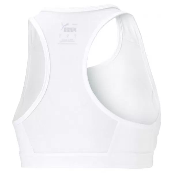  Dámska podprsenka PUMA MID IMPACT 4KEEPS GRAPHIC BRA PM 520306-52 WHITE 