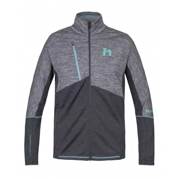  Pánska mikina HANNAH NIRO LIGHT GRAY/ANTHRACITE MEL 