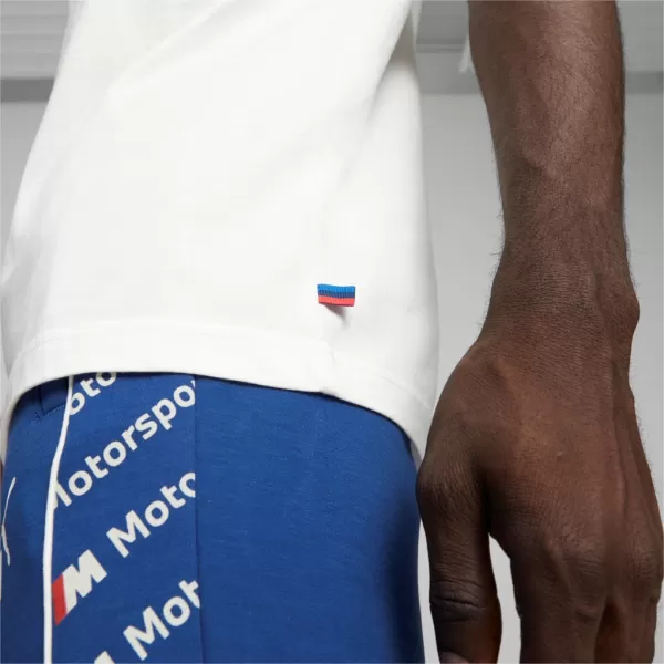  Pánske tričko PUMA BMW MMS ESS LOGO TEE 621314-02 WHITE 