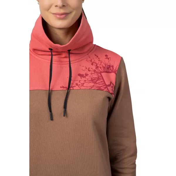 Dámska mikina HANNAH SIBELE COCA MOCHA/FADED ROSE 