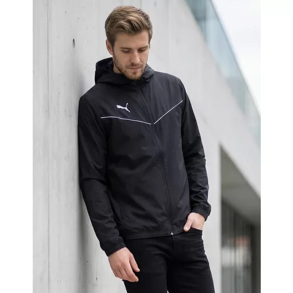  Pánska bunda PUMA TEAMRISE ALL WEATHER JACKET 657396-03 BLACK 