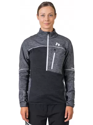 Dámska mikina HANNAH MEDA HZ LIGHT GRAY MEL (WHITE)