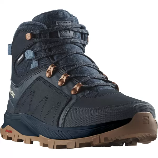  Dámske zimné topánky SALOMON OUTCHILL TS CSWP W L47377300 UHLÍKOVÉ/UHLÍKOVÉ/BERINGOVÉ MORE 