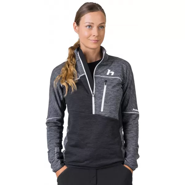  Dámska mikina HANNAH MEDA HZ LIGHT GRAY MEL (WHITE) 