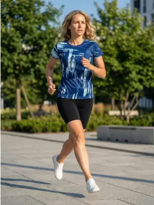Dámske prémiové funkčné tričko ALTISPORT VOJ/ALW010TR01 KRÁĽOVSKÁ MODRÁ