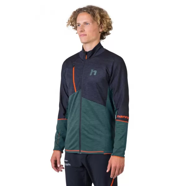  Pánska mikina HANNAH NIRO ANTHRACITE/JASPER MEL 