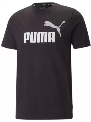 Pánske tričko PUMA ESS+ 2 COL LOGO TEE 586759-61 BLACK