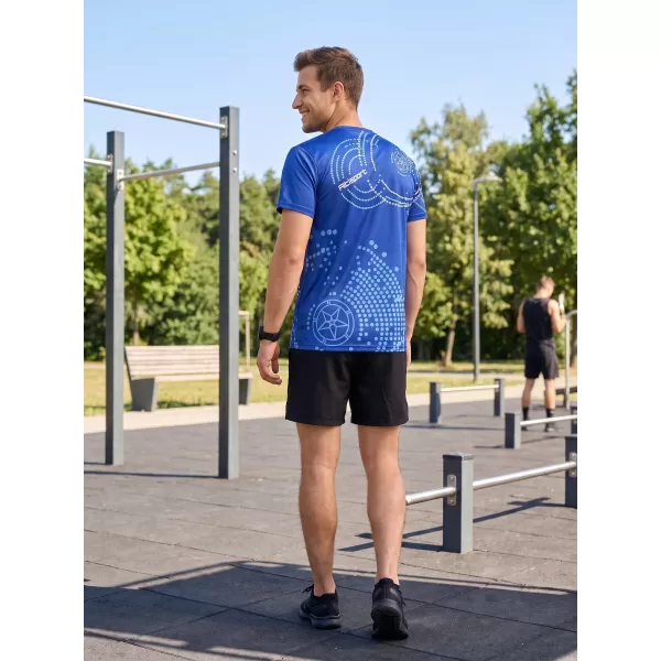  Pánske tričko premium ALTISPORT VOJ/ALM003TR01 KRÁĽOVSKÁ MODRÁ 