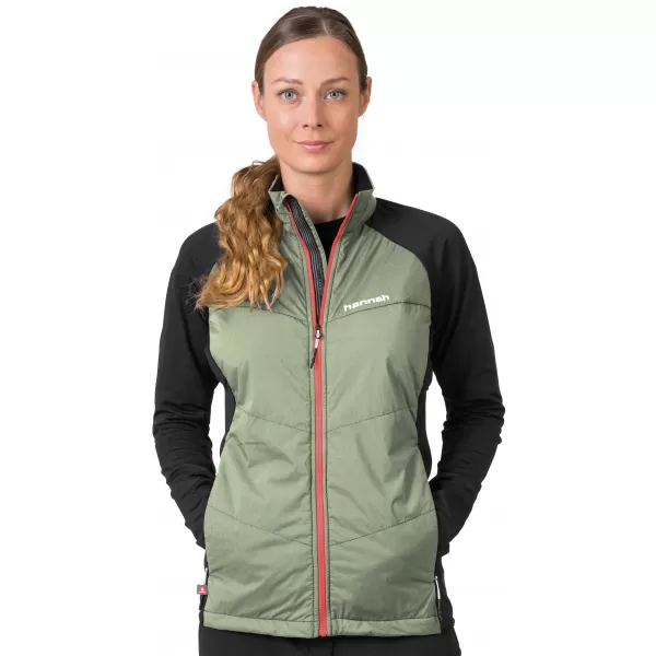  Dámska mikina HANNAH MAKANA BURNT OLIVE/ANTHRACITE 