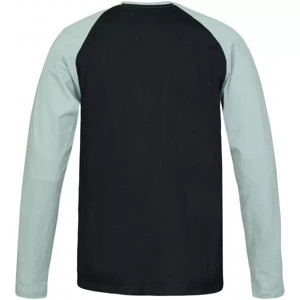  Pánske tričko s dlhým rukávom HANNAH HANES ANTHRACITE/SLATE GRAY 