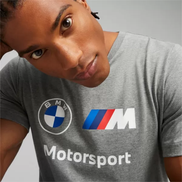  Pánske tričko PUMA BMW MMS ESS LOGO TEE 621314-03 GRAY 