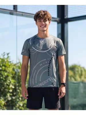 Pánske tričko premium ALTISPORT VOJ/ALM003TR01 GRAFITOVÁ