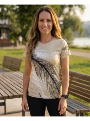 Dámske prémiové funkčné tričko ALTISPORT VOJ/ALW001TR01 HNEDÁ
