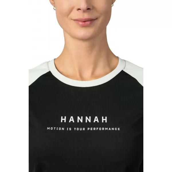  Dámske tričko s dlhým rukávom HANNAH PRIM ANTHRACITE/DAWN BLUE 