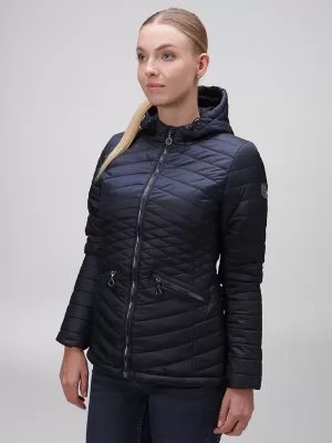 Dámska bunda LOAP ILBONAX CLW23113 TMAVO modrá