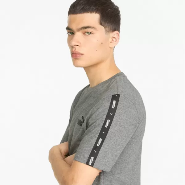  Pánske tričko PUMA ESS+ TAPE TEE 847382-03 GRAY 