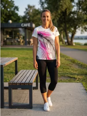 Dámske prémiové funkčné tričko ALTISPORT VOJ/ALW001TR01 BIELA
