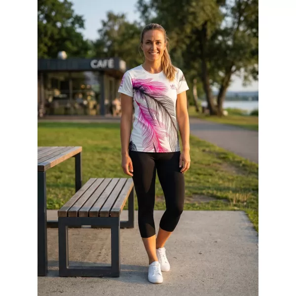  Dámske prémiové funkčné tričko ALTISPORT VOJ/ALW001TR01 BIELA 