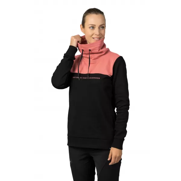  Dámska mikina HANNAH SIBELE ANTHRACITE/FADED ROSE 