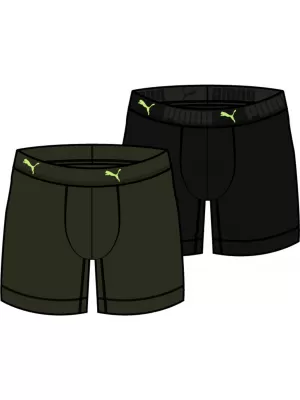 Pánske boxerky PUMA SPORT COTTON BOXER 2P 935521-06 BROWN