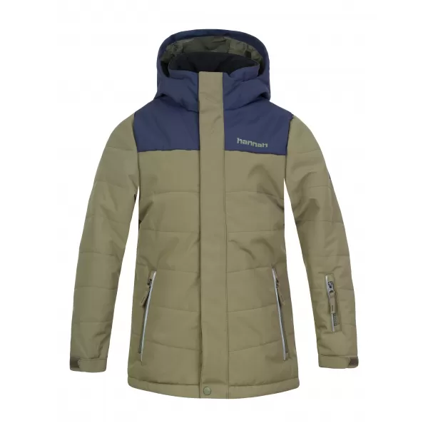  Detská bunda HANNAH KINAM JR II BURNT OLIVE/MOOD INDIGO 
