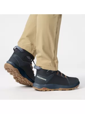 Dámske zimné topánky SALOMON OUTCHILL TS CSWP W L47377300 UHLÍKOVÉ/UHLÍKOVÉ/BERINGOVÉ MORE
