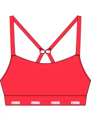 Dámska podprsenka PUMA WOMEN CROSS-BACK BRALETTE 1P 938178-03 PINK