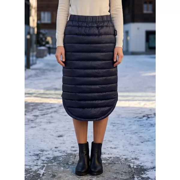  Dámska zateplená sukňa SAM 73 ALASKA WZ 840 TMAVO MODRÁ 