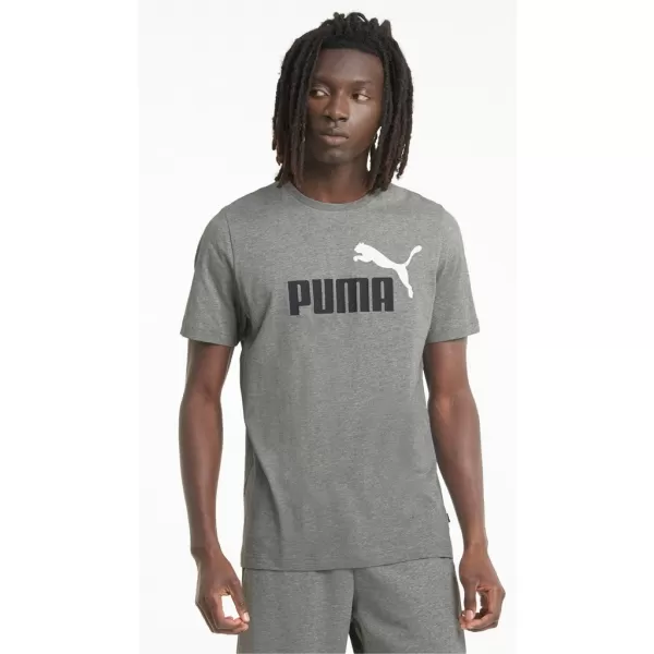  Pánske tričko PUMA ESS+ 2 COL LOGO TEE 586759-03 GRAY 