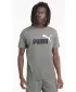 Pánske tričko PUMA ESS+ 2 COL LOGO TEE 586759-03 GRAY