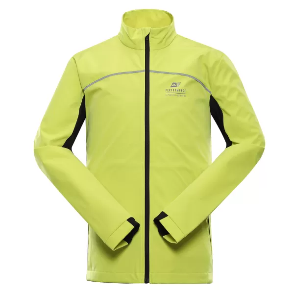  Pánska softshellová bunda ALPINE PRO GEROC MJCB624 ZELENÁ 