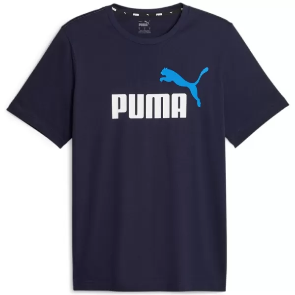  Pánske tričko PUMA ESS+ 2 COL LOGO TEE 586759-07 BLUE 