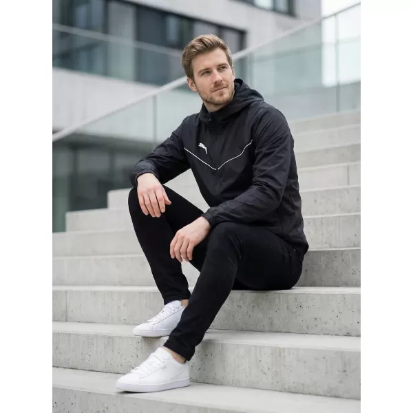  Pánska bunda PUMA TEAMRISE ALL WEATHER JACKET 657396-03 BLACK 